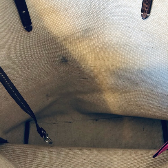 Juicy Couture Large Pink Satchel Purse Shoulder Bag Vacation Work Date Night Bag - Picture 14 of 15